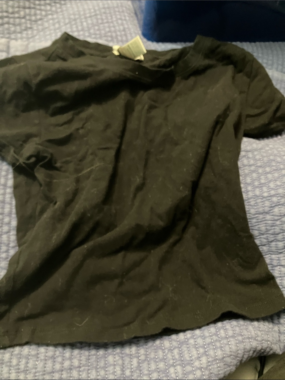 Bozzolo Black Short-Sleeve Crewneck Tee